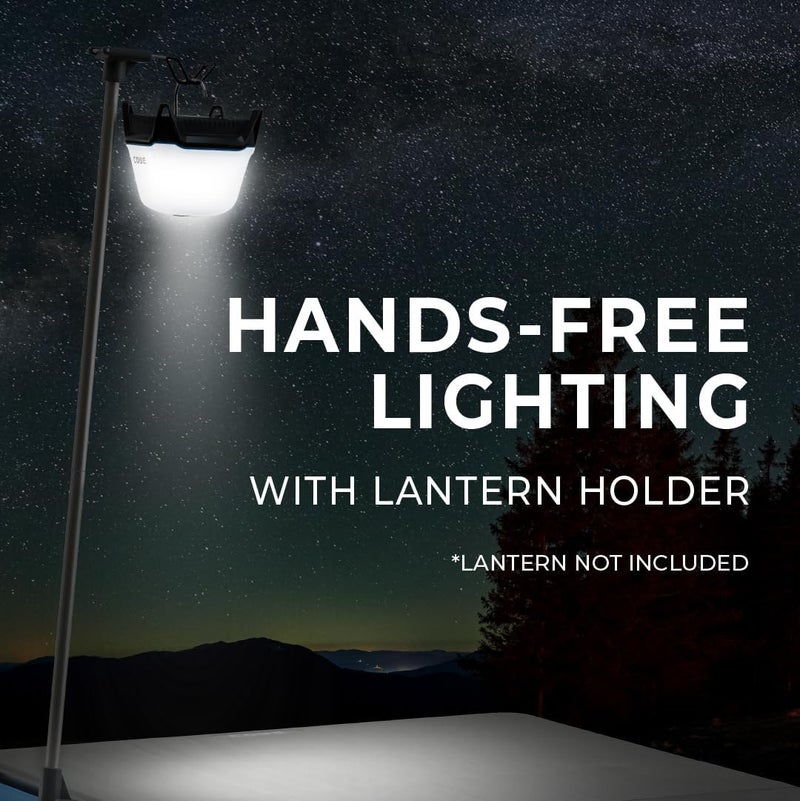 Core Lantern Holder | Fits The 4 Foot Outdoor FlexRail Camp & Cook Table | Portable for Beach, Picnic, Backyards, BBQ, Tailgate, Patio, and Party - Image 4